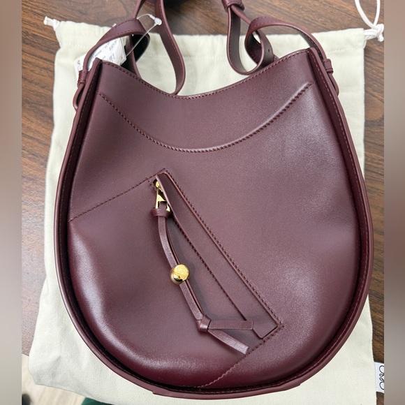Loewe Hammock Slice Bag in Dark Burgundy NWT - Picture 6 of 9